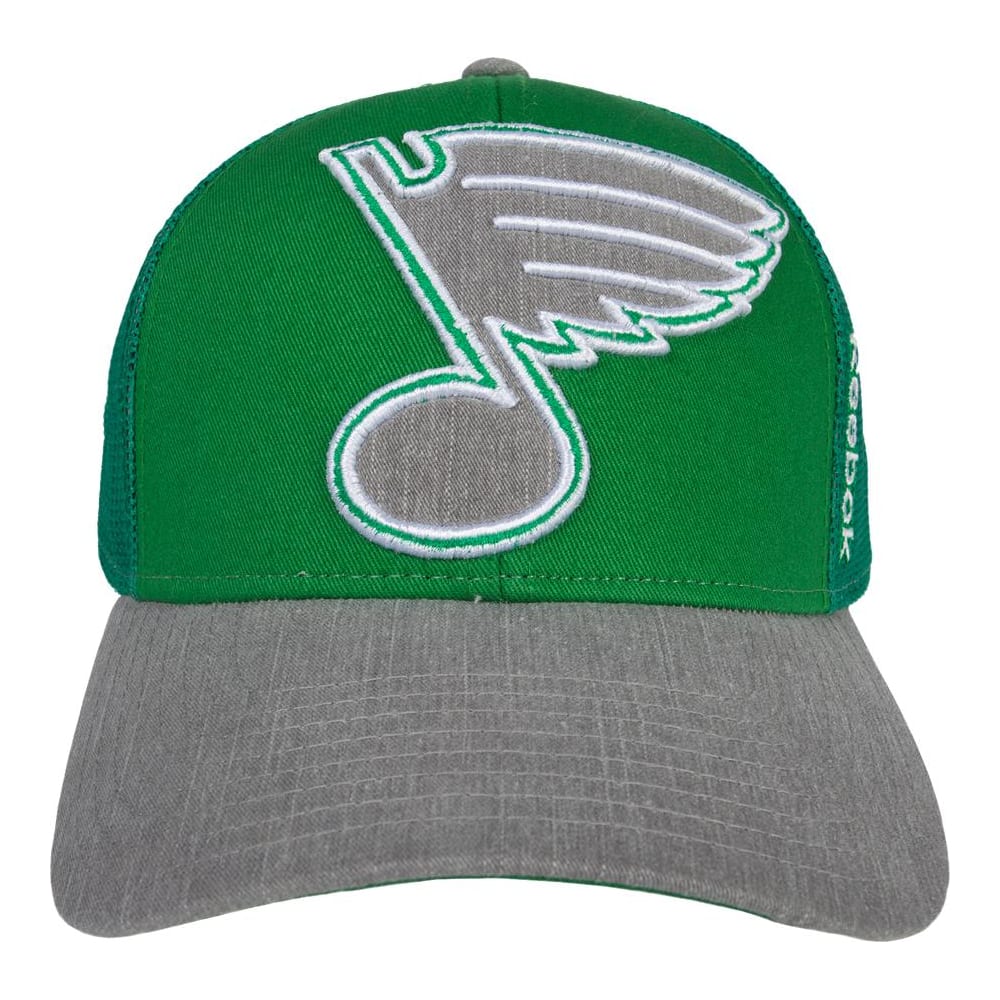 St. Patrick's Day NHL Mesh Snapback Hat 