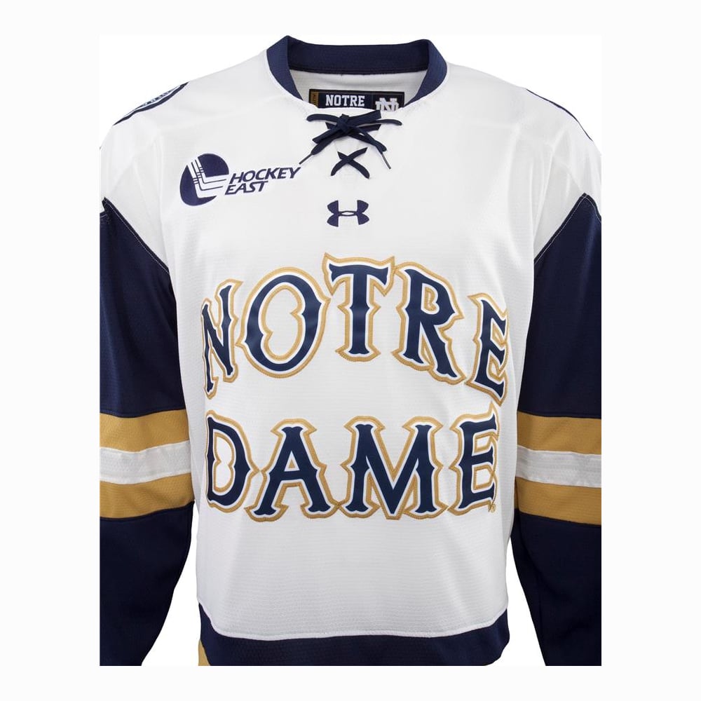 notre dame youth hockey jersey