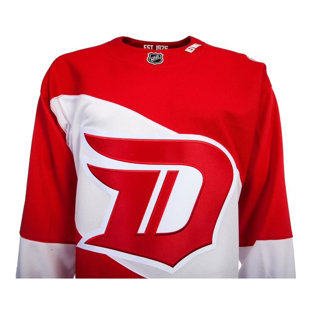 mens red wings jersey
