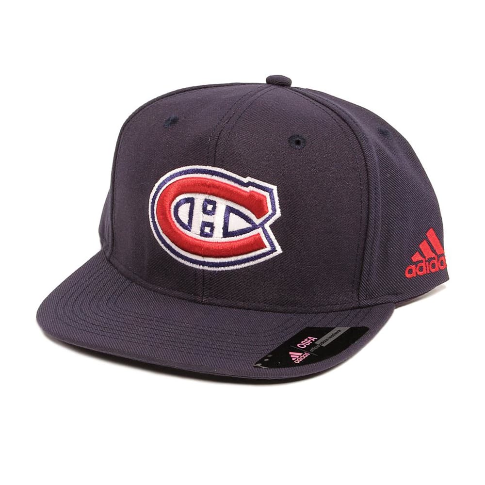 Adidas Flat Brim Canadiens Cap Pure Hockey Equipment