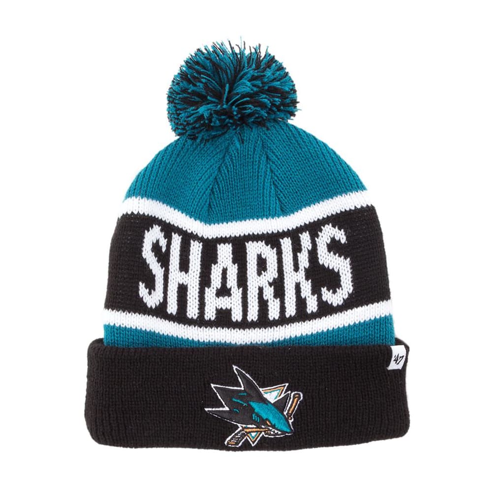 san jose sharks knit hat