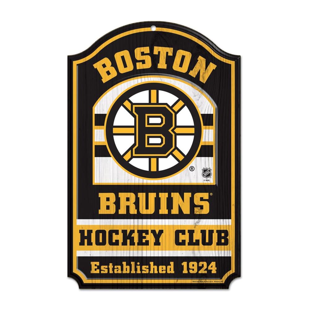 Wincraft Nhl Wood Sign 11 X 17 Boston Bruins Pure Hockey Equipment