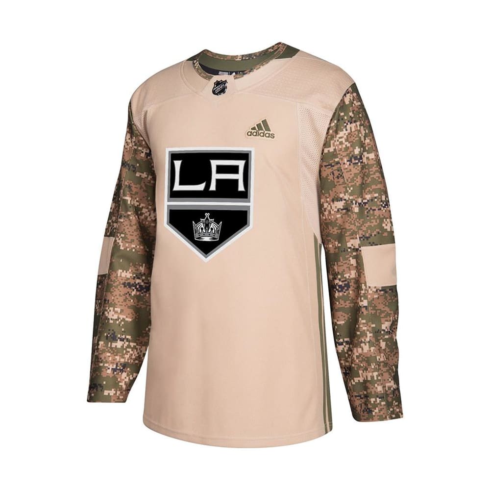 Los angeles kings camo jersey clearance