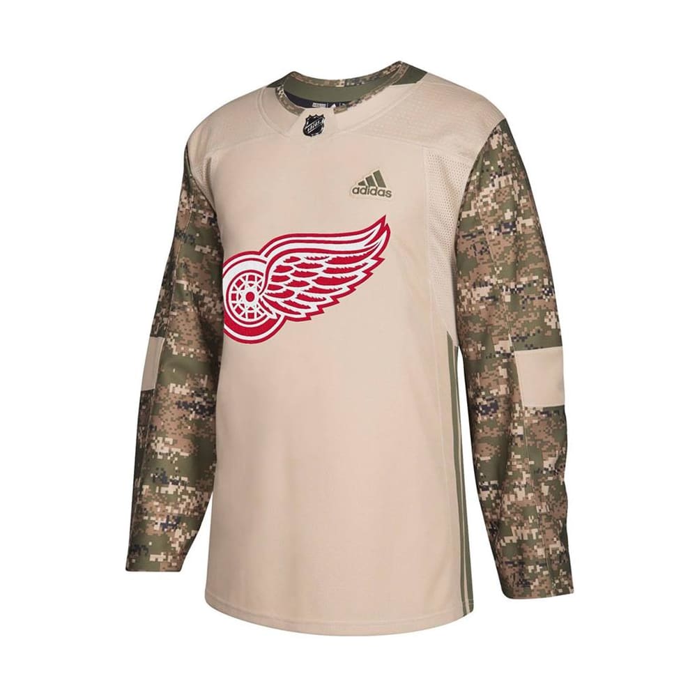 Red wings camo jersey clearance