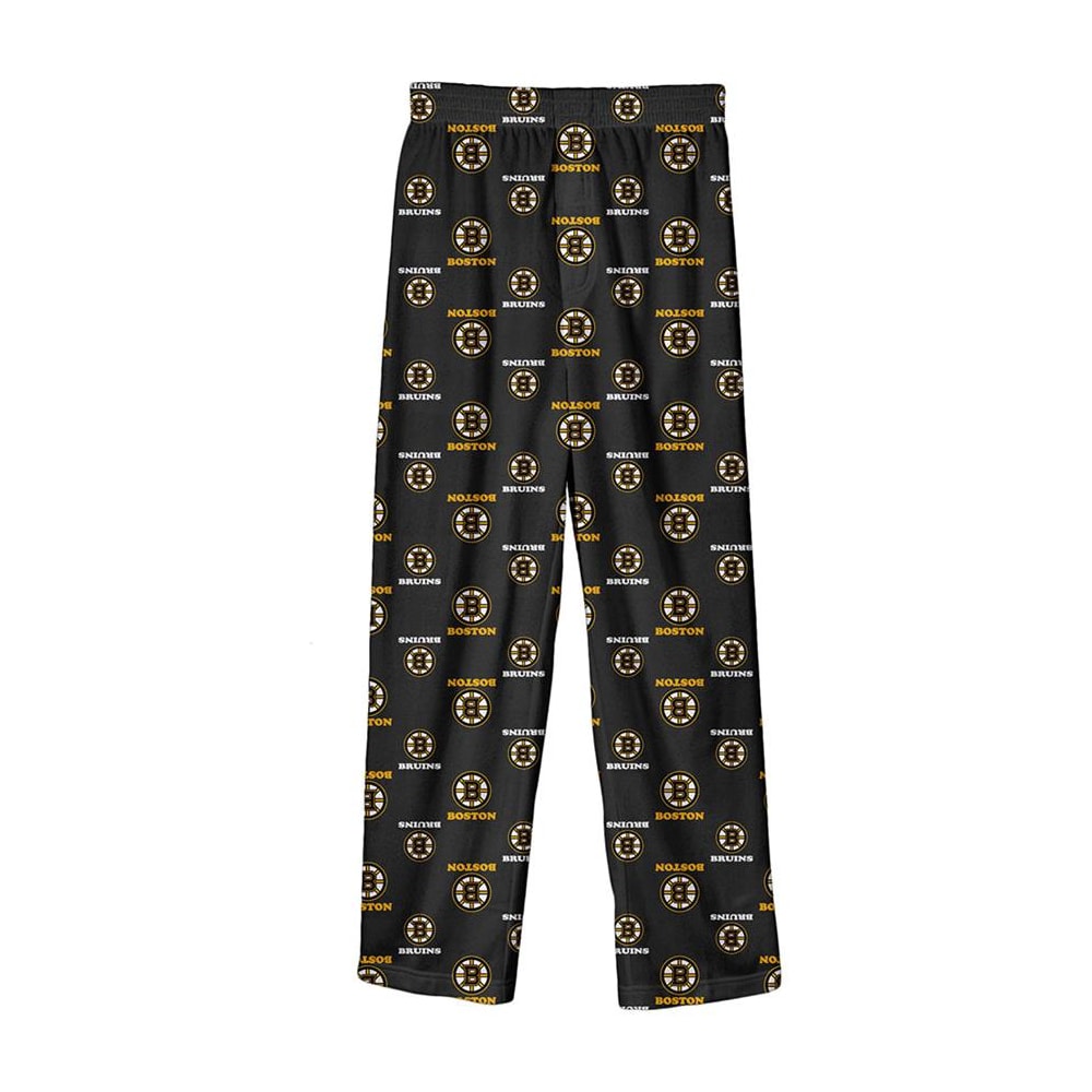 boston bruins black hockey jersey pajamas
