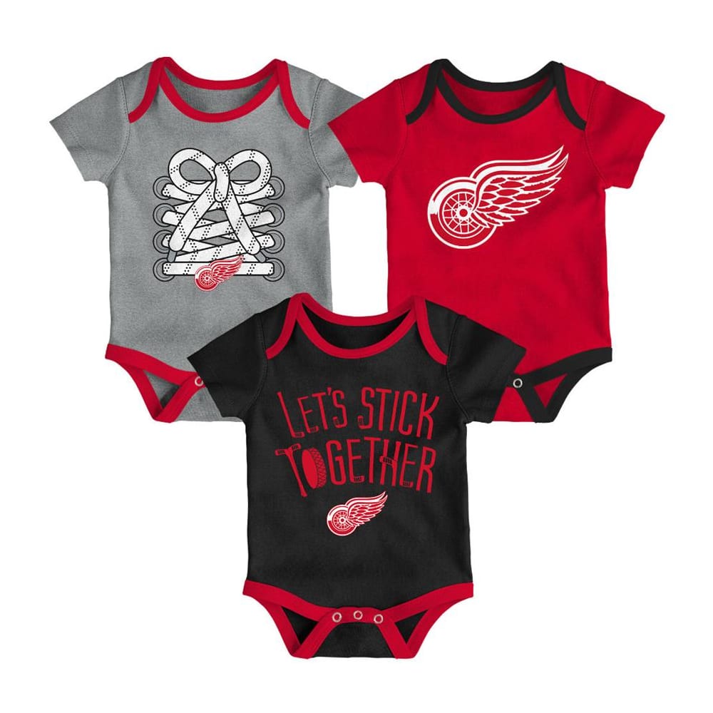 red wings baby onesie