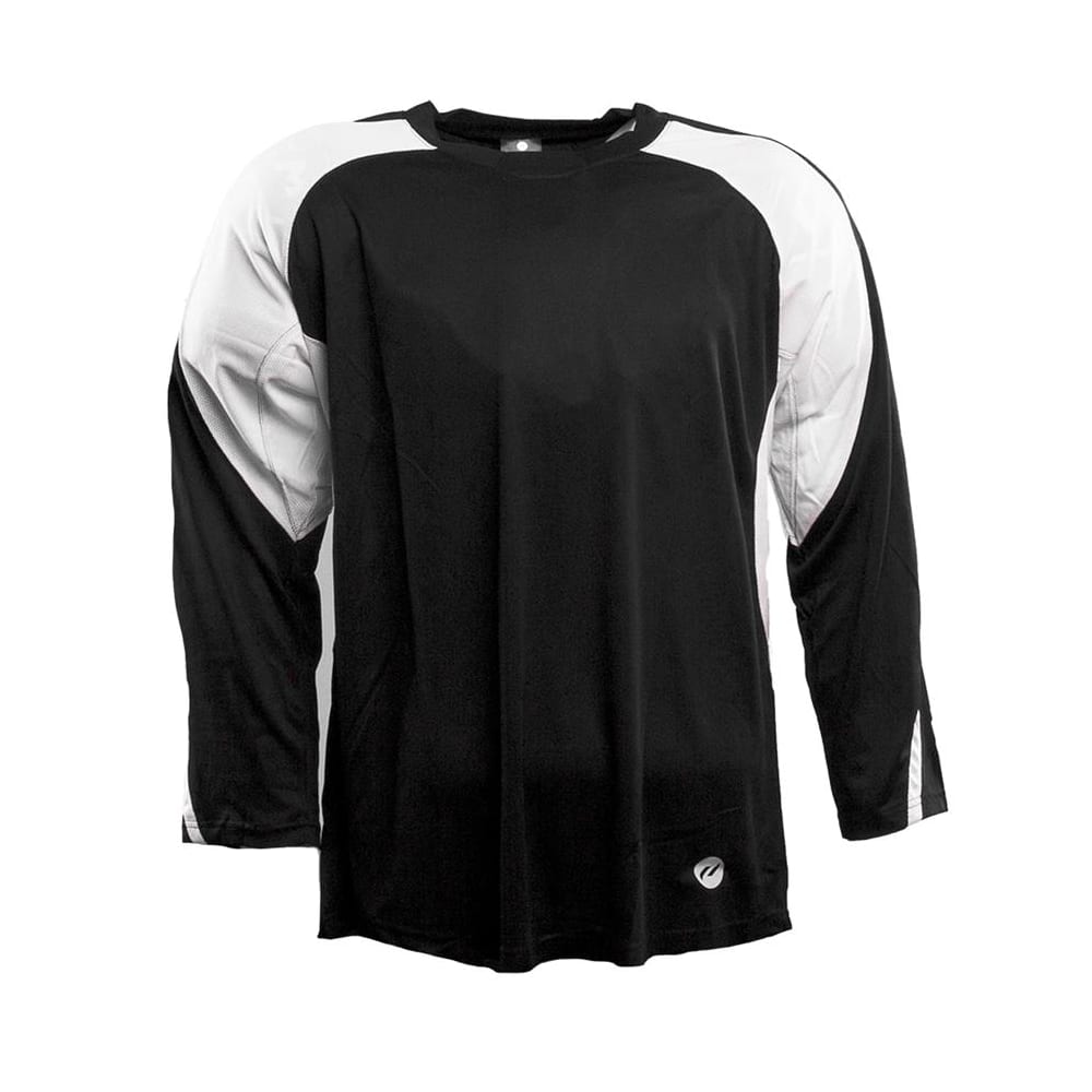 black hockey practice jersey