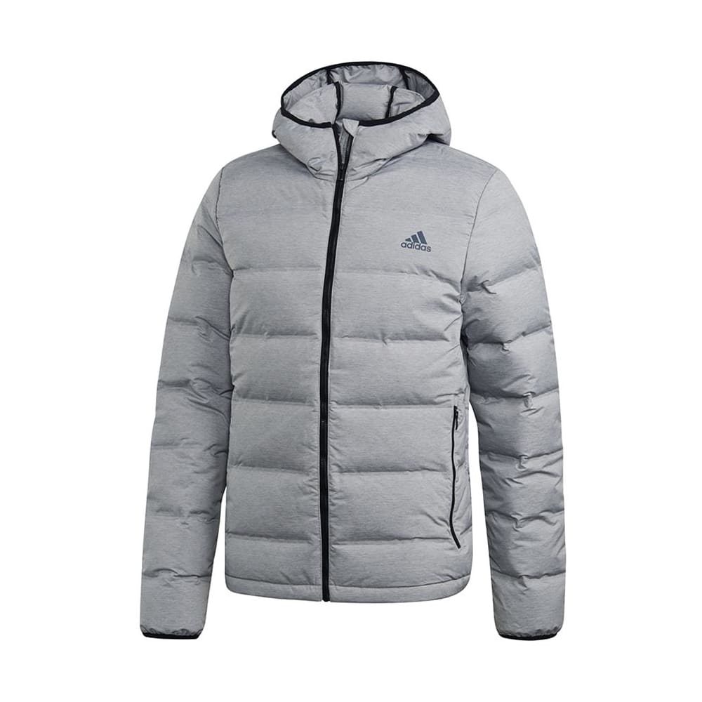 grey hooded jacket men's