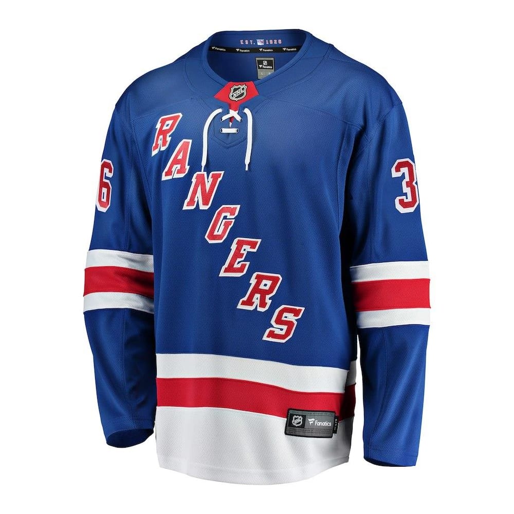 New york rangers zuccarello jersey
