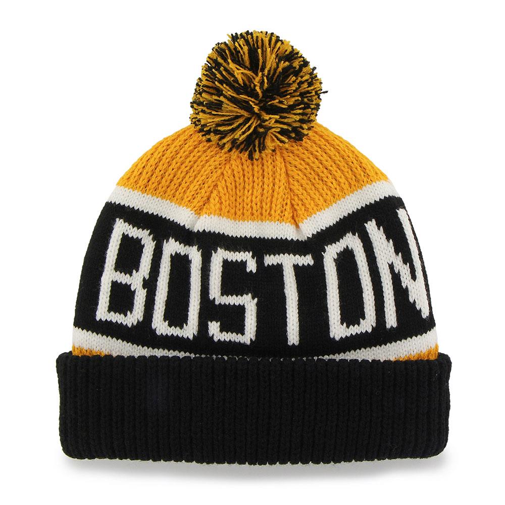 bruins knit hat