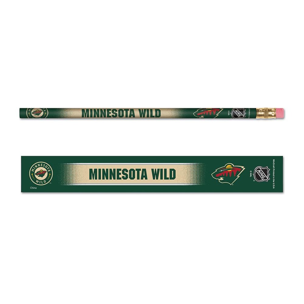Wincraft Minnesota Wild Pencils 6 Pack Pure Hockey Equipment
