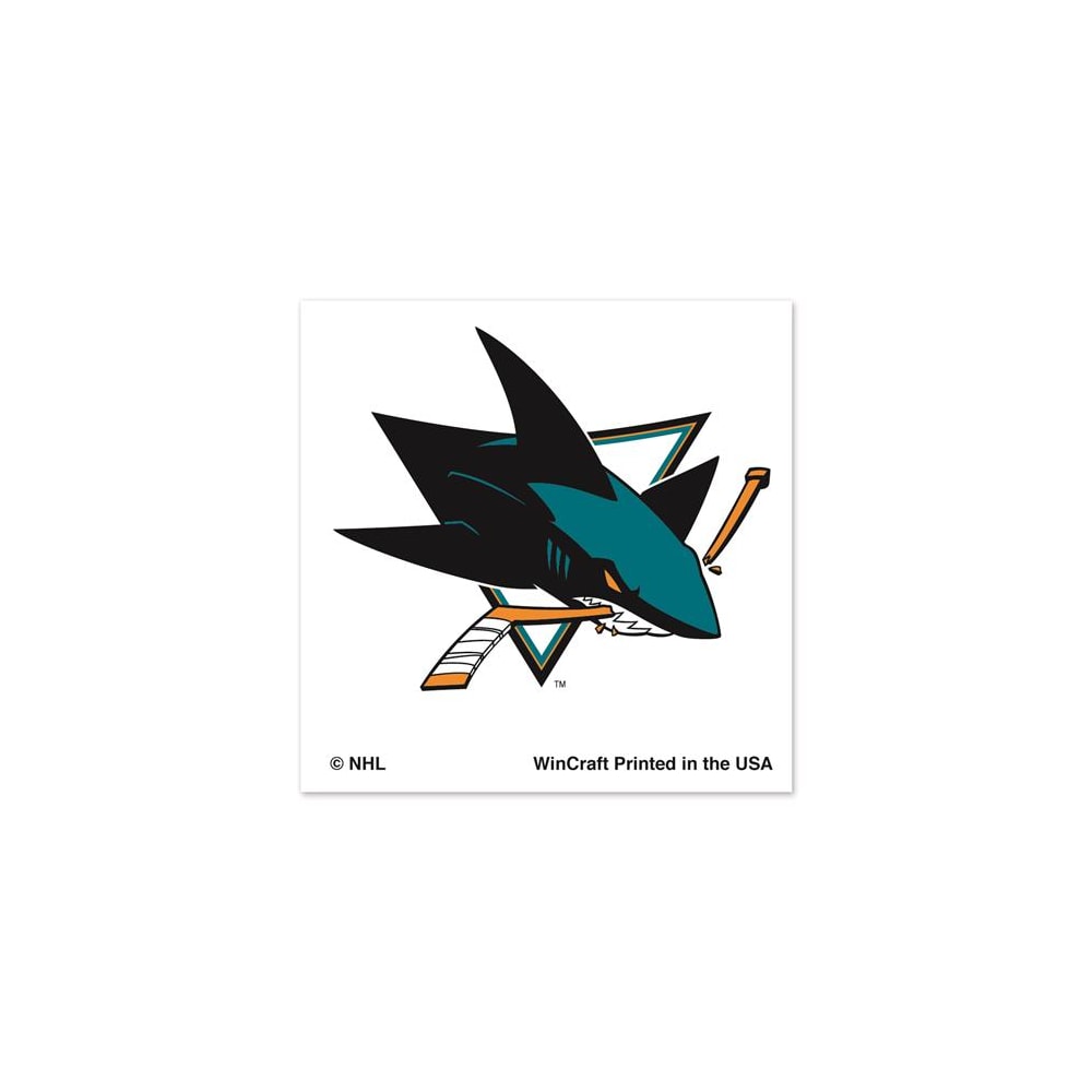 Wincraft San Jose Sharks Tattoo 4 Pack Pure Hockey Equipment