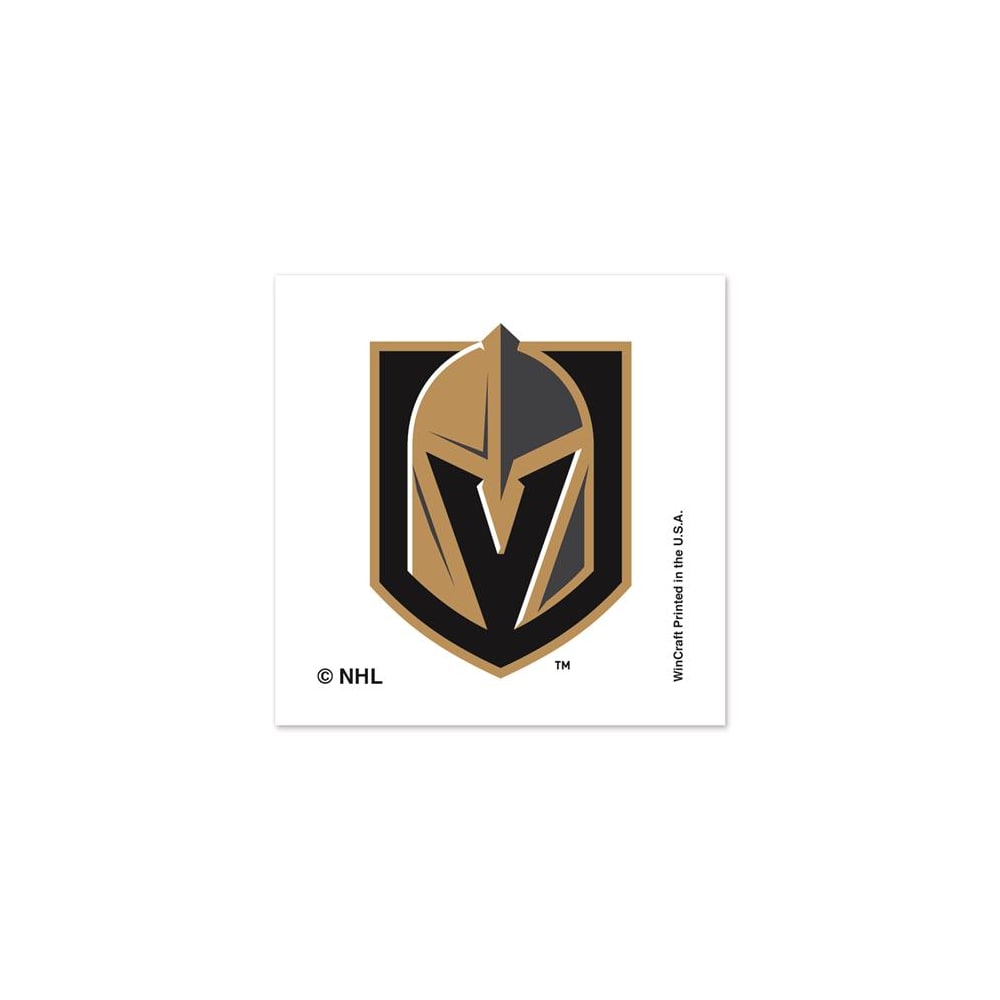 Wincraft Las Vegas Golden Knights Tattoo 4 Pack Pure Hockey