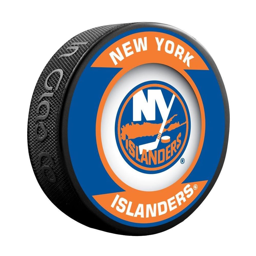 Inglasco Nhl Retro Hockey Puck New York Islanders Pure Hockey Equipment