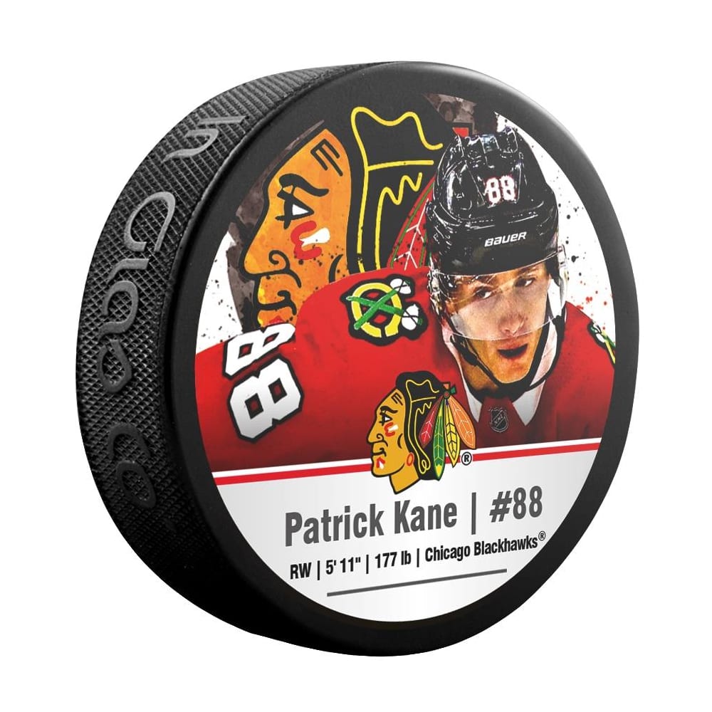Inglasco Nhlpa Hockey Puck Patrick Kane 88 Chicago Blackhawks Pure Goalie Equipment