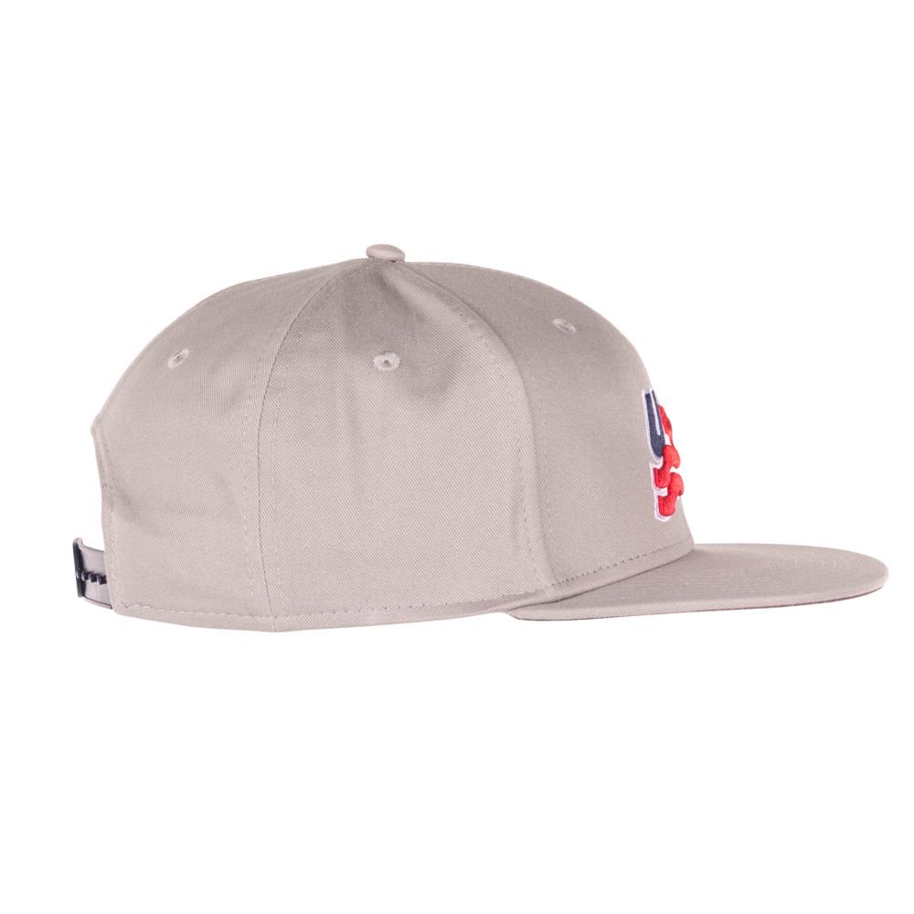 usa flat brim hat