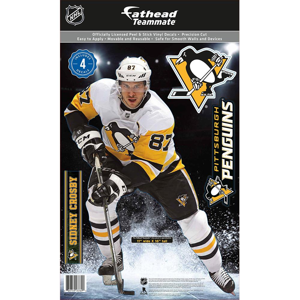 Fathead Nhl Teammate Pittsburgh Penguins Sidney Crosby Wall Decal Pure Hockey Equipment