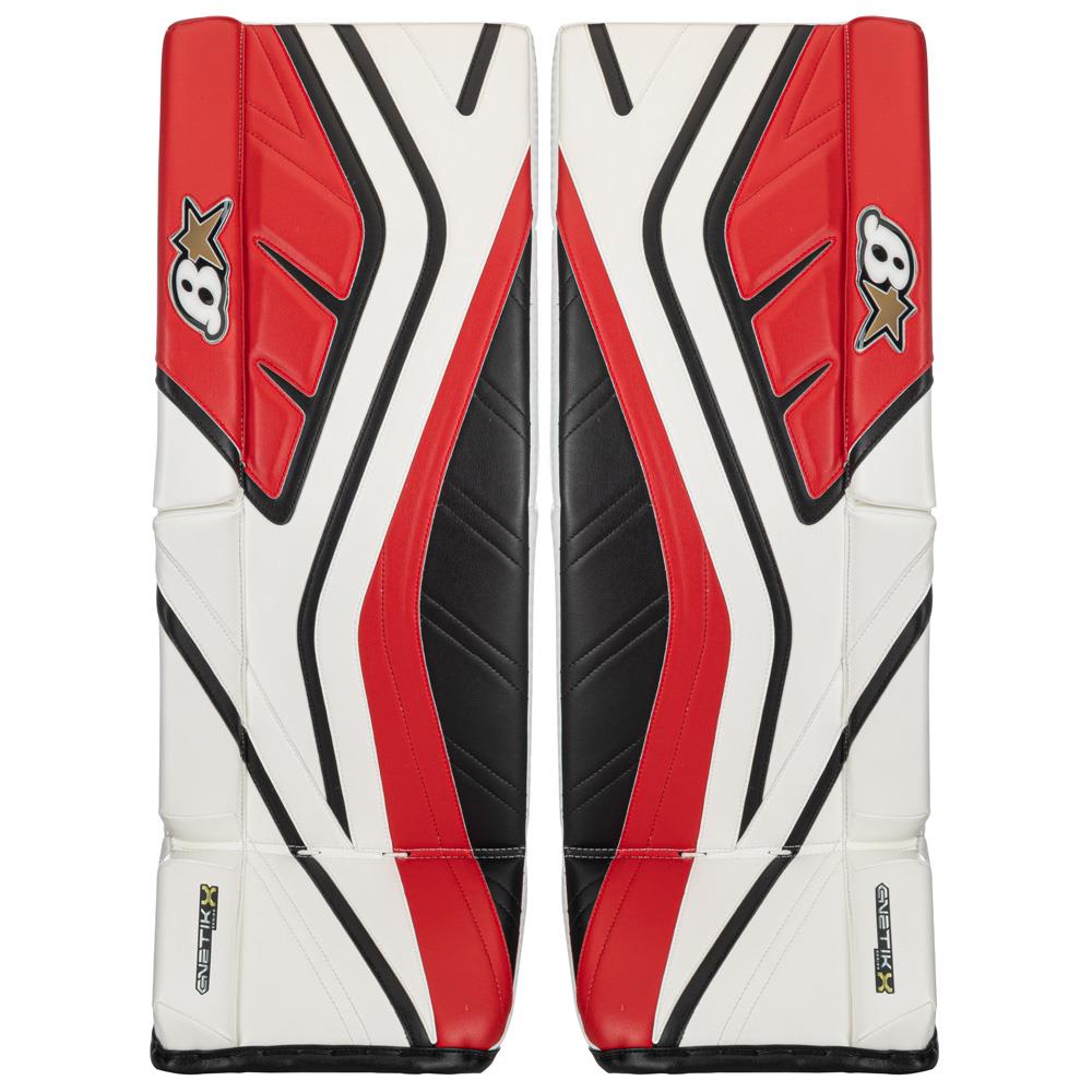 Brians Gnetik X Goalie Leg Pads Senior Pure Goalie Equipment