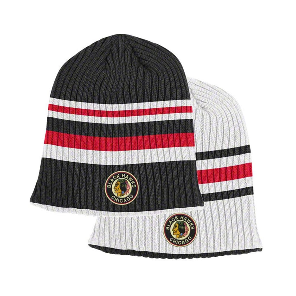 Reebok Chicago Blackhawks Reversible Knit Winter Hat Pure Hockey