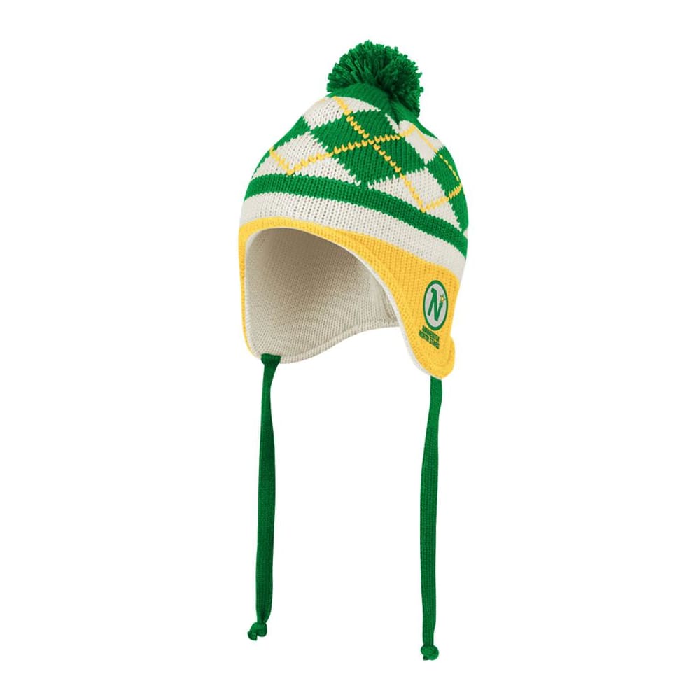 Reebok Minnesota North Stars Classic Tassle Knit Winter Hat Pure