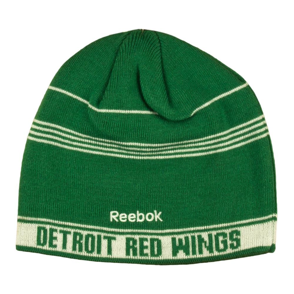 Reebok Detroit Red Wings St Patrick S Day Skully Knit Winter Hat