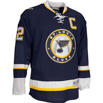 blues backes jersey
