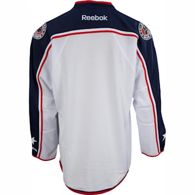 reebok blue jackets jersey