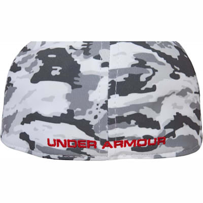 Hockey Snow Camo Stretch Fitted Hat 