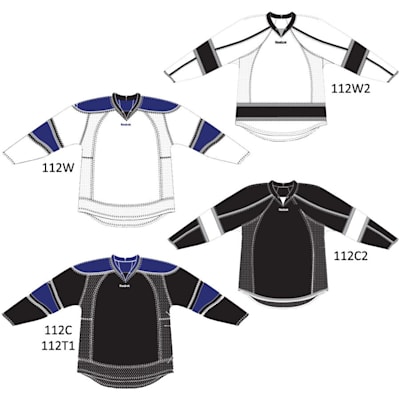 reebok 25p00 gamewear hockey jersey