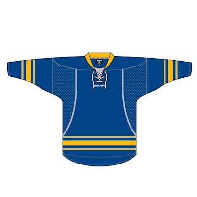 blue and gold hockey jerseys