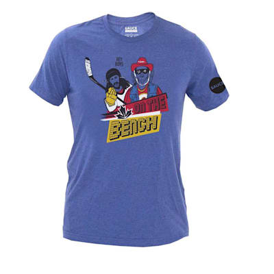 Sauce Hockey Hockey Olly Jacob On The Bench Tee Adult Pure