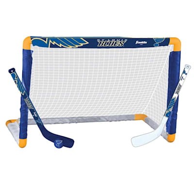 Franklin Nhl Team Mini Hockey Goal Set St Louis Blues Pure Hockey Equipment