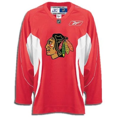 blackhawks practice jersey red