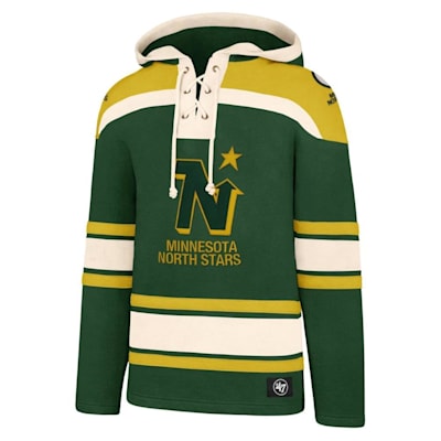 47 Brand Lacer Pullover Hoodie Minnesota North Stars Adult
