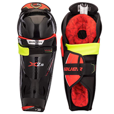 Bauer Vapor X2 9 Hockey Shin Guards Senior Pure Hockey Equipment