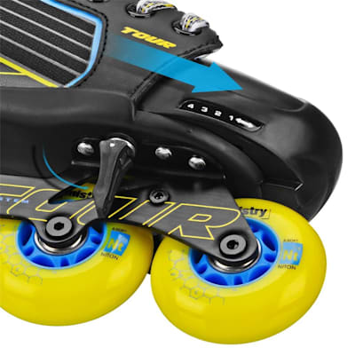 Tour Code 9.One Adjustable Inline Hockey Skates - Youth | Pure