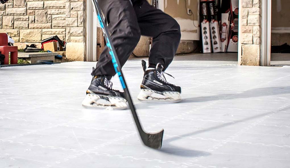 How to Build a Synthetic Ice Rink in Your Garage