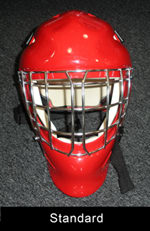 standard hockey goalie mask