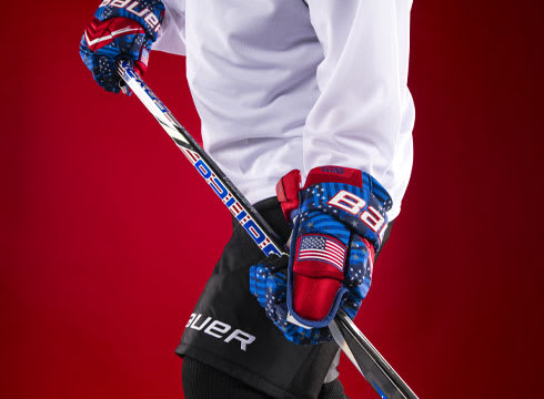 Shop The Bauer Vapor USA Gloves