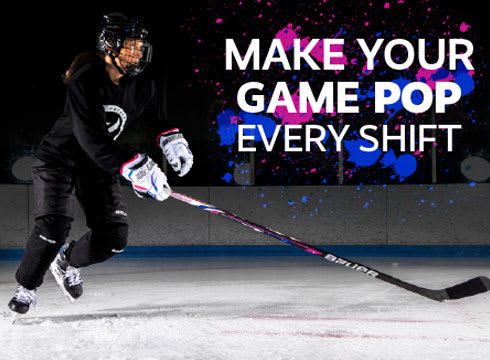 Shop The Bauer Fuse Splatter Stick & Gloves