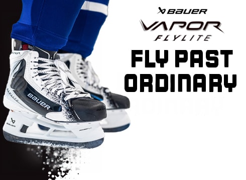 Shop The Bauer Vapor Flylite White Skates