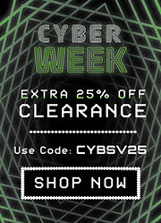 Cyber Week Clearance Sale - Save 25% On Clearance