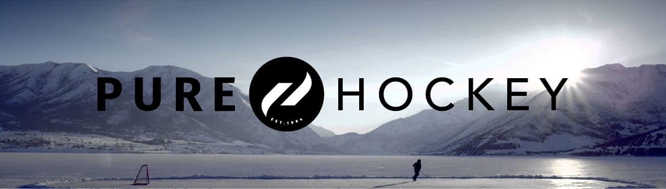 Graphic of Mountains and Frozen Pond - Join Pure Hockey's Affiliate Program