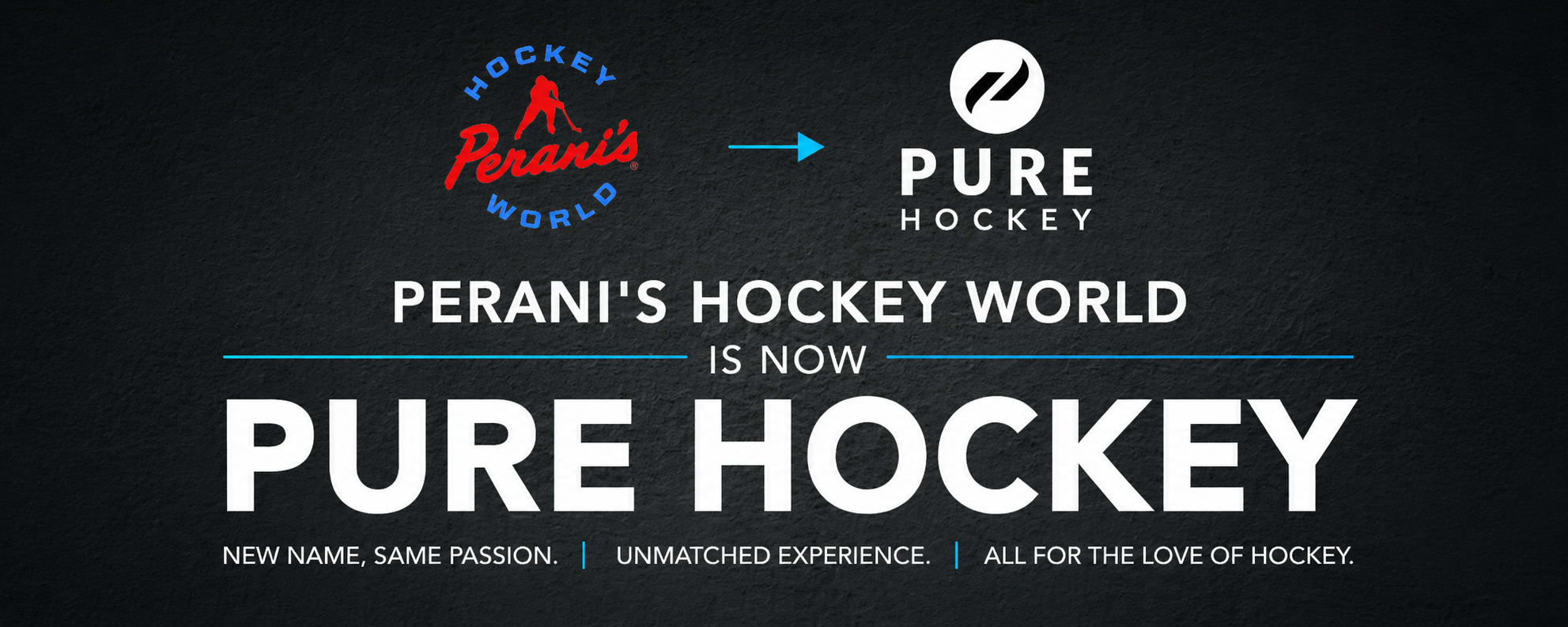 Perani's Hockey World is now Pure Hockey