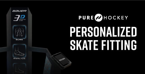 Personalized Skate Fitting Graphic Showing 3D Skate Scanner