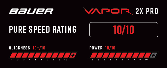 Bauer Vapor 2X Ice Hockey Skates - Pure Speed Rating