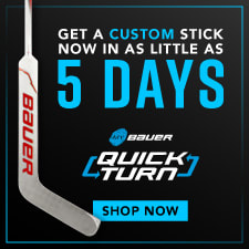 Get a custom bauer goalie stick in just as little as five day