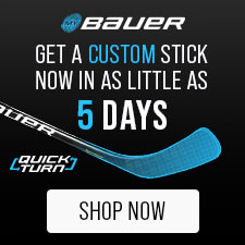Get a Bauer Custom Stick In As Little As 5 Days!